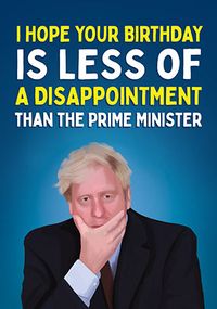 Tap to view Less of a Disappointment Birthday Card