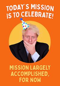 Mission to Celebrate Birthday Card