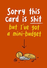 Mini Budget Birthday Card