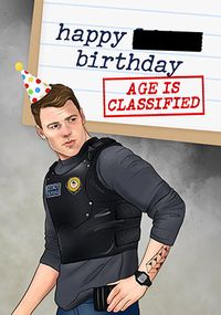 Age is Classified Birthday Card