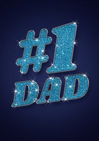# Number 1 Dad Father's Day Card