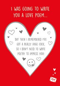 Write You A Poem Secret Message Card