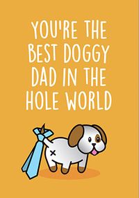 Best Doggy Dad Father's Day Card