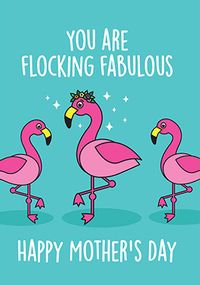 Flocking Fabulous Mother's Day Card