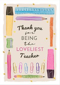Tap to view Loveliest Teacher Card