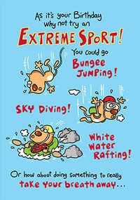 Extreme Sport Birthday Card