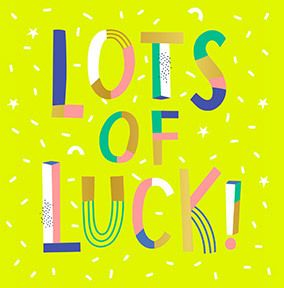 Lots Of Luck Card