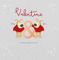 Boofle - Valentine You and Me Card