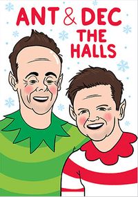 The Halls Spoof Christmas Card