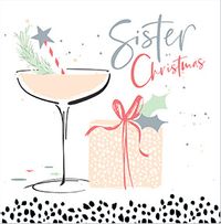 Sister at Christmas Card