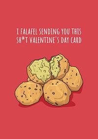Tap to view I Falafel Valentine's Day Card