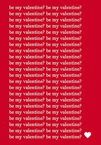 Tap to view Be My Valentine Card