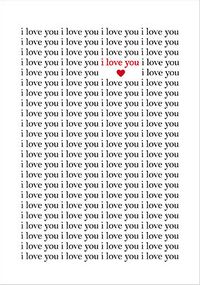Tap to view Love You Love You Valentine Card