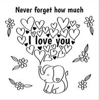 Tap to view Never Forget Colour In Valentine's Day Card