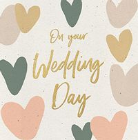 Wedding Day Hearts Card