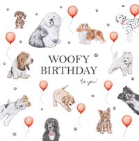Tap to view Woof Woof Birthday Card