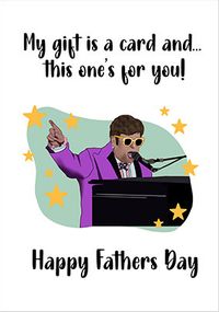 Tap to view My Gift is a Card Father's Day Card