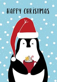 Tap to view Merry Christmas Penguin Cocoa Card