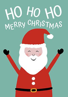 Ho Ho Ho Merry Christmas Card