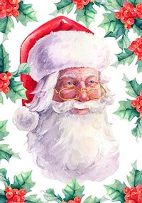Santa Traditional Christmas Card