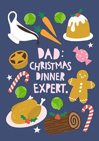 Tap to view Dad Christmas Dinner Expert Card