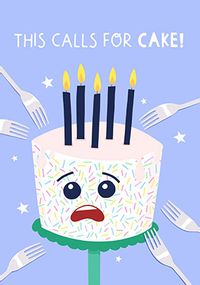 Tap to view This Calls For Cake Birthday Birthday Card