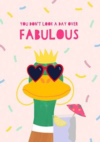 You Look Fabulous Birthday Card