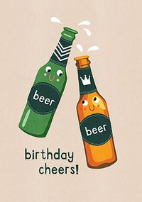 Beers Birthday Card