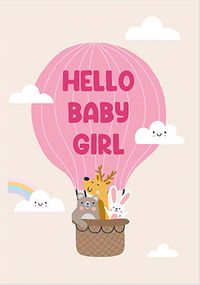 Tap to view Hello Baby Girl Card