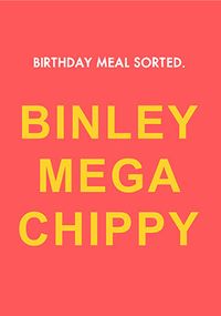Tap to view Birthday Meal Sorted Mega Birthday Card