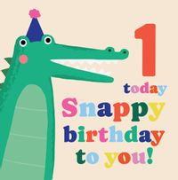 Tap to view Snappy 1st Birthday Card
