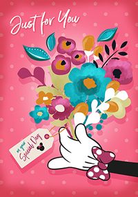 Tap to view Minnie Mouse Just For You Mother's Day Card