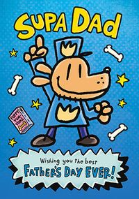 Tap to view Dogman Supa Dad Father's Day Card