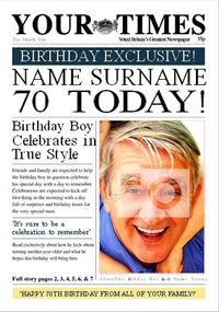 Your Times - His 70th