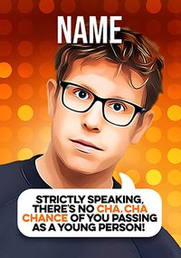 Tap to view Strictly Come Dancing Josh Widdicombe Birthday Card