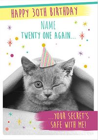 Tap to view 30th Birthday Secret Card