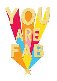 You are Fab Thank You Card
