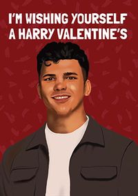 Wishing Yourself A Harry Valentine's Card