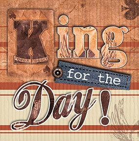 King For The Day Birthday Card | Funky Pigeon