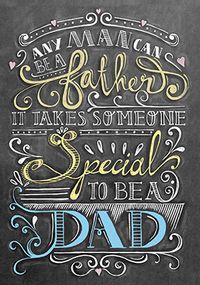 Special To Be A Dad Birthday Card
