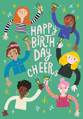 Happy Birthday Cheers Card