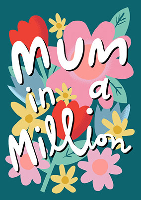 Million Mum Mothers Day card