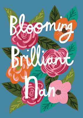 Blooming Brilliant Nan Mother's Day Card