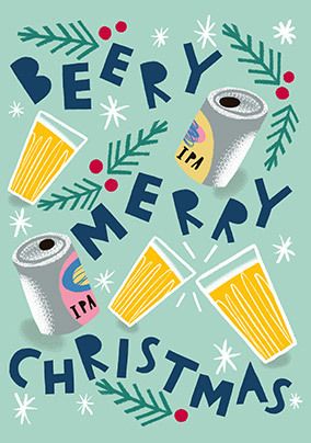 Beery Merry Christmas Card