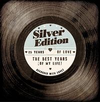 Silver Record Edition Anniversary Card