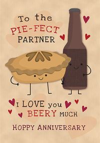 The Pie-fect Partner Anniversary Card
