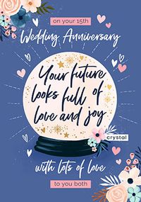 Tap to view 15th Wedding Anniversary Crystal Card