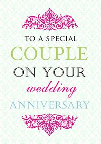 Couple Wedding Anniversary Card - Truly Madly Deeply