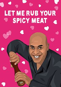 Tap to view Your Spicy Meat Anniversary Card
