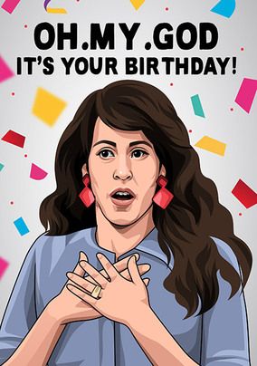 It's Your Birthday Oh My God Card | Funky Pigeon